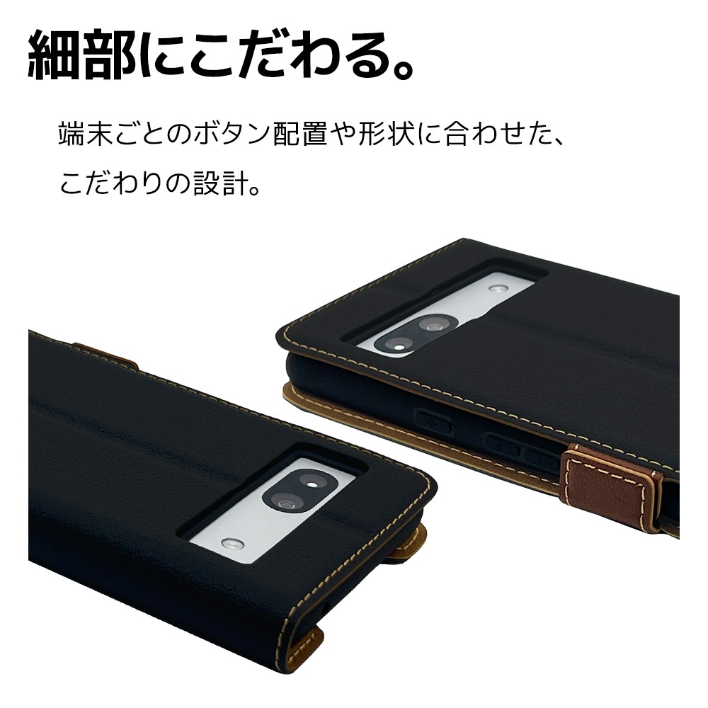 Google Pixel 7a ケース カバー 手帳型 薄型 耐衝撃吸収 カード入れ